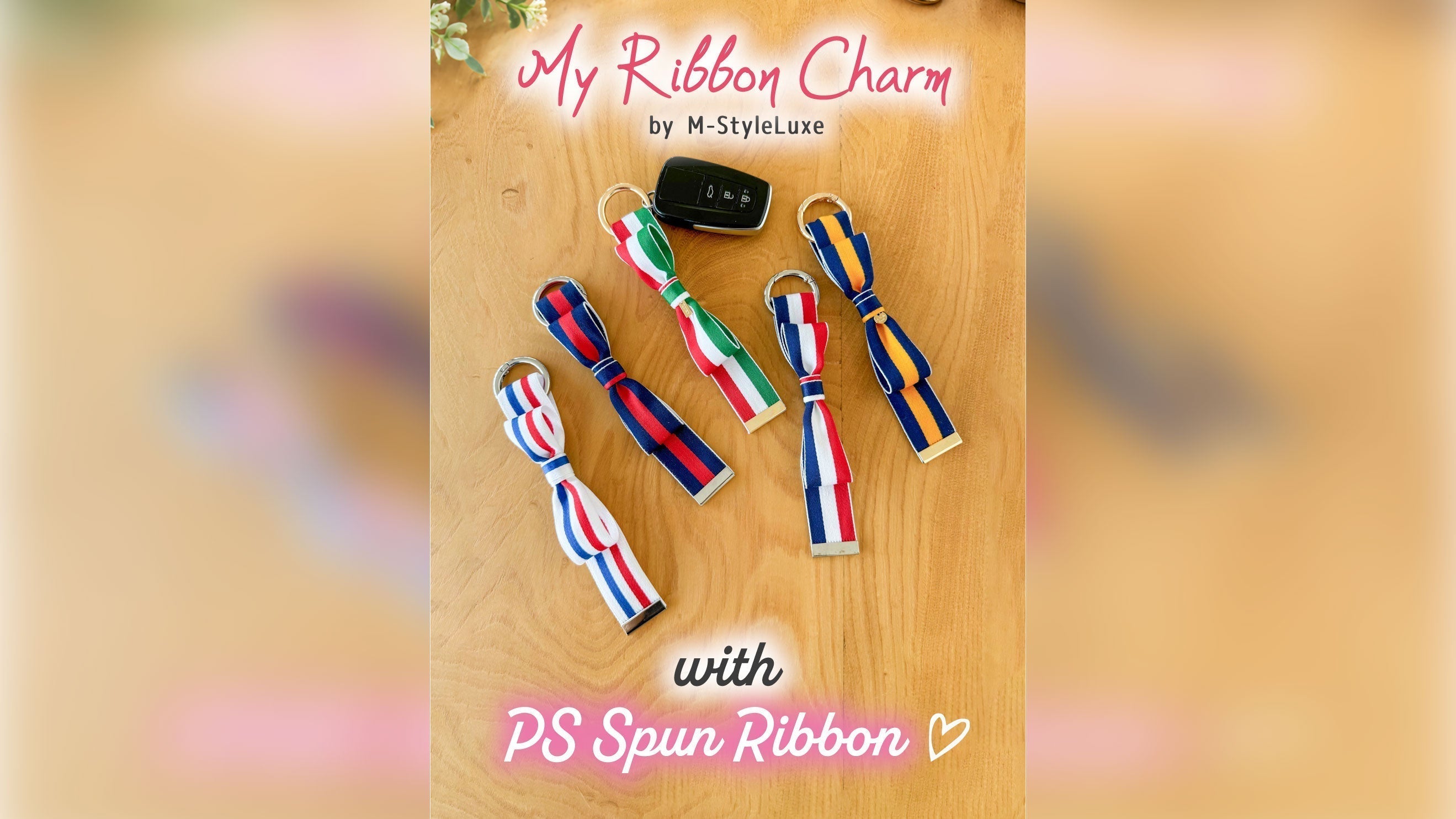 Make a My Ribbon Charm with PS Spun Ribbon ♡