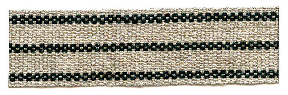 Linen 155 | Natural Linen Tape with Color Edges for Sewing