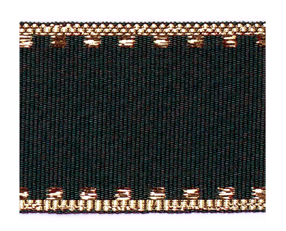 Danube| Gold Metallic Edge Polyester Ribbon | 36mm (1 1/2