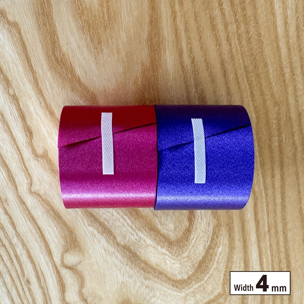 Applied on Flora Satin Ribbon (Width 36mm) – Tape Width 4mm