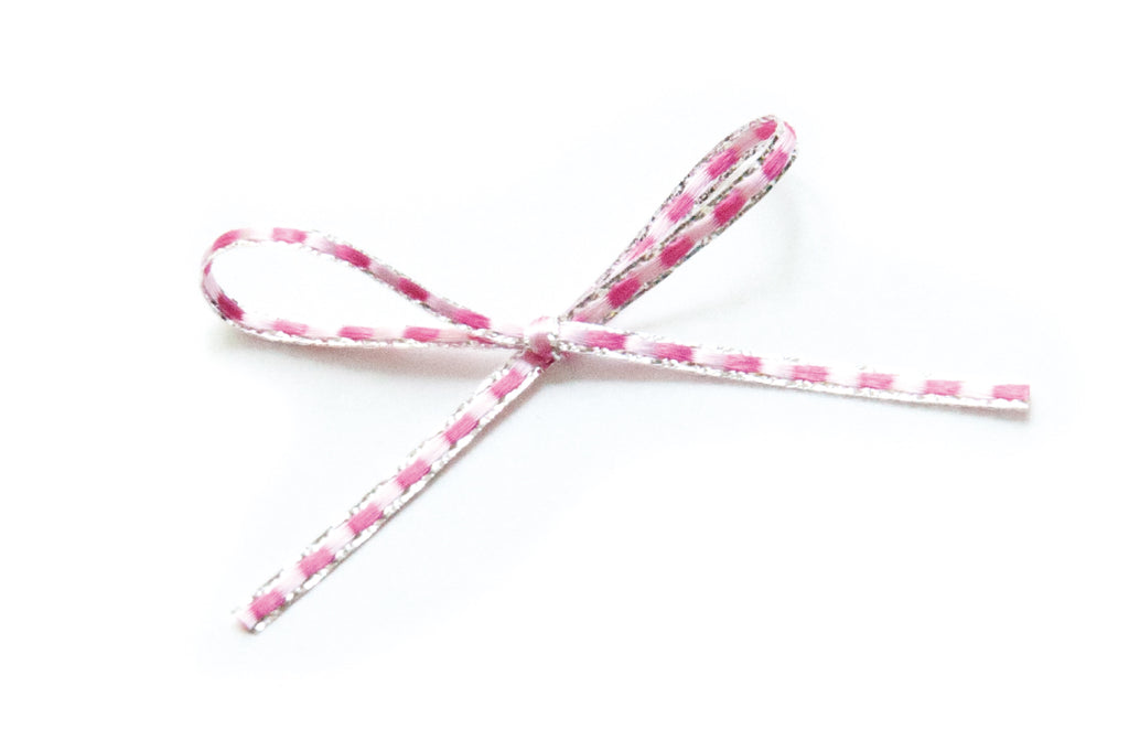 03_Light Pink-White(Woven with metallic silver threads)