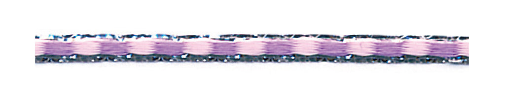 07_Lavender-Light Pink(Woven with metallic silver threads)