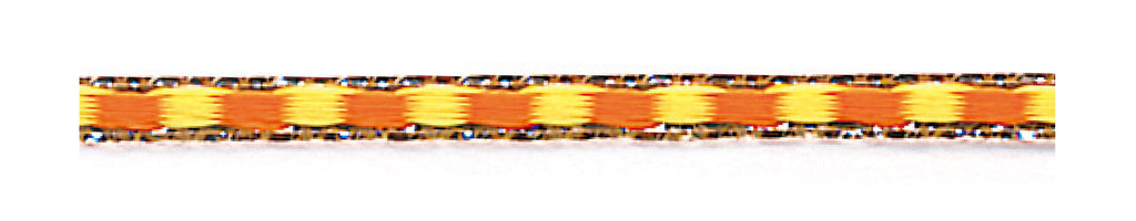 17_Orange-Yellow(Woven with metallic gold threads)